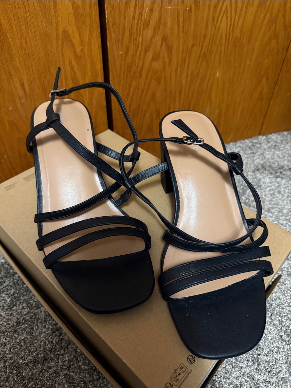 Torrid Black Strappy Women’s Sandals — Elegant Everyday Heels